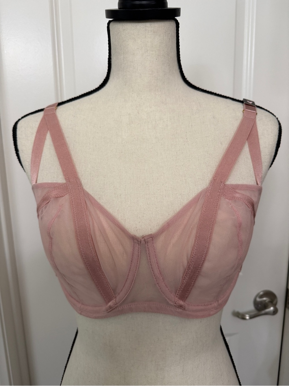 Victoria’s Secret - 34DDD Sheer Unlined Dusty Rose Bra - Women Intimates